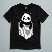 Cute Panda Pocket T-Shirt thumb 5