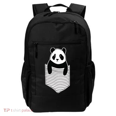 Cute Panda Pocket Backpack