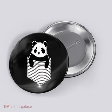 Cute Panda Pocket Button