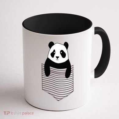 Cute Panda Pocket Coffee Mug back