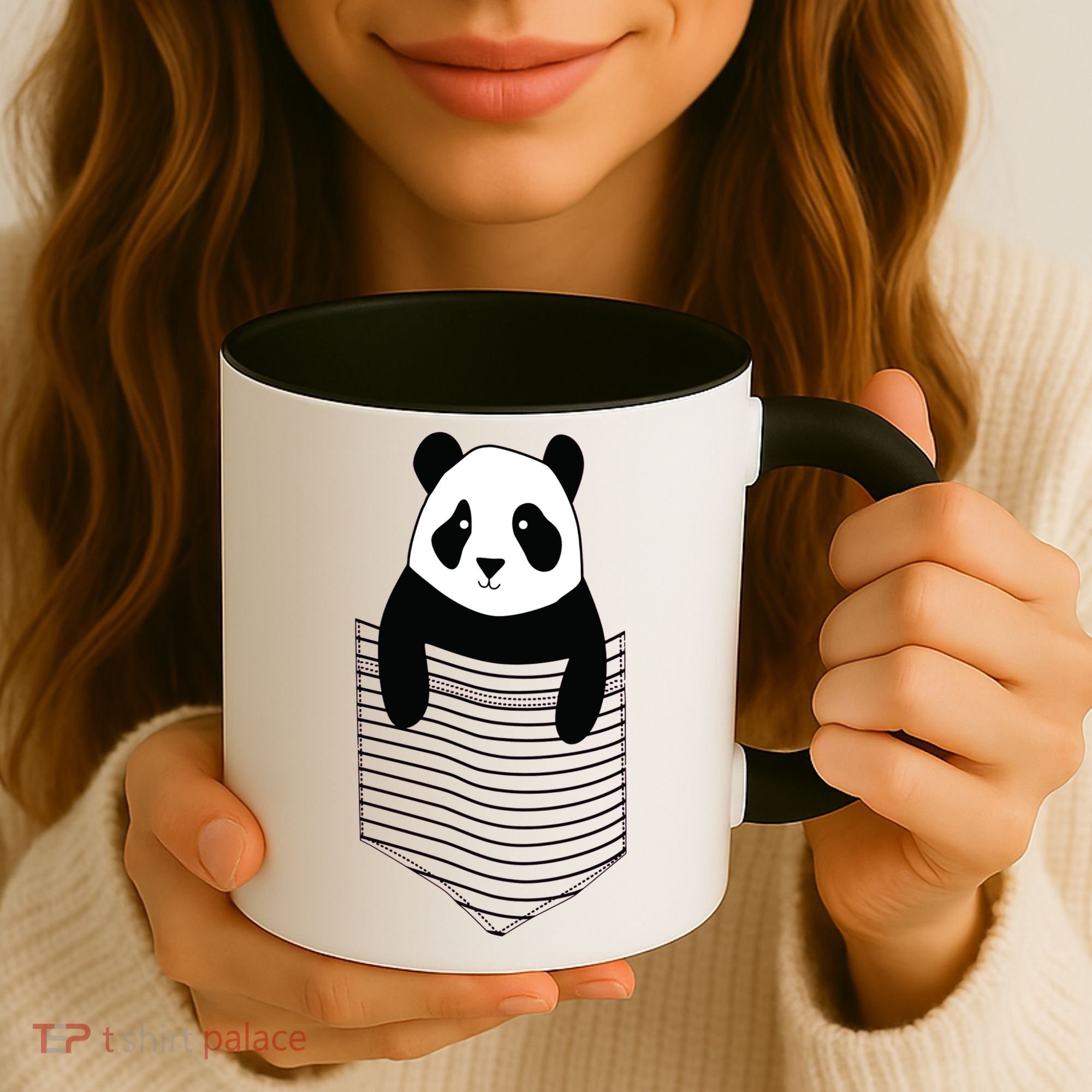 Cute Panda Pocket Coffee Mug