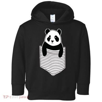 Cute Panda Pocket Toddler Hoodie
