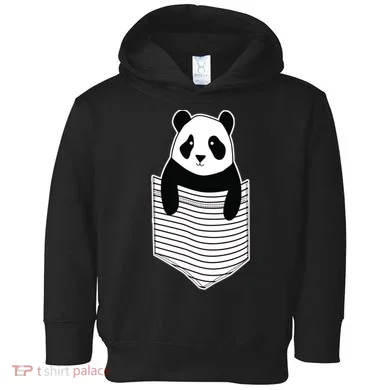 Cute Panda Pocket Toddler Hoodie