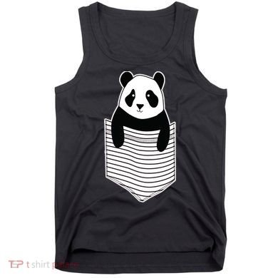Cute Panda Pocket Tank Top
