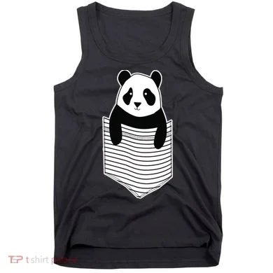 Cute Panda Pocket Tank Top