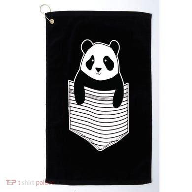 Cute Panda Pocket Golf Towel