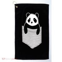 Cute Panda Pocket Golf Towel thumb 0