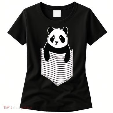 Cute Panda Pocket Women's T-Shirt