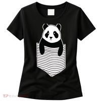 Cute Panda Pocket Women's T-Shirt thumb 0