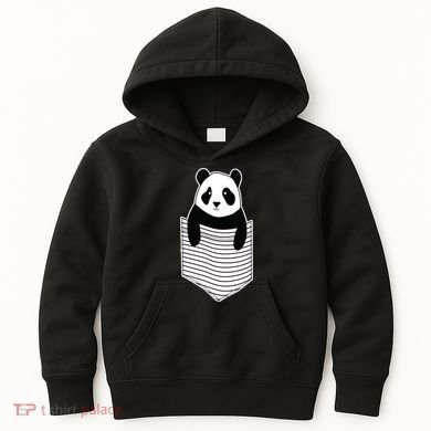 Cute Panda Pocket Kids Hoodie