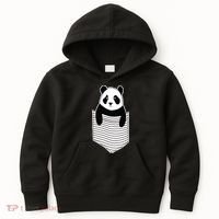 Cute Panda Pocket Kids Hoodie thumb 0
