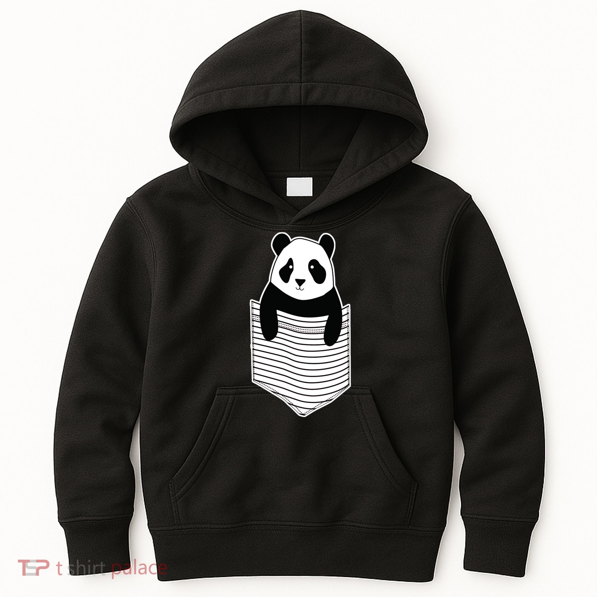 Cute Panda Pocket Kids Hoodie