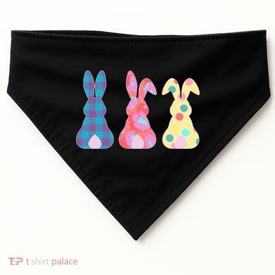 Cute Patterns Easter Bunnies USA-Made Doggie Bandana