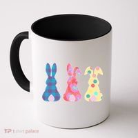Cute Patterns Easter Bunnies Coffee Mug thumb 0