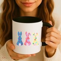 Cute Patterns Easter Bunnies Coffee Mug thumb 3