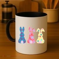 Cute Patterns Easter Bunnies Coffee Mug thumb 4