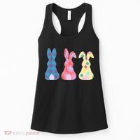 Cute Patterns Easter Bunnies Women's Tank Top thumb 0