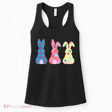 Cute Patterns Easter Bunnies Women's Tank Top