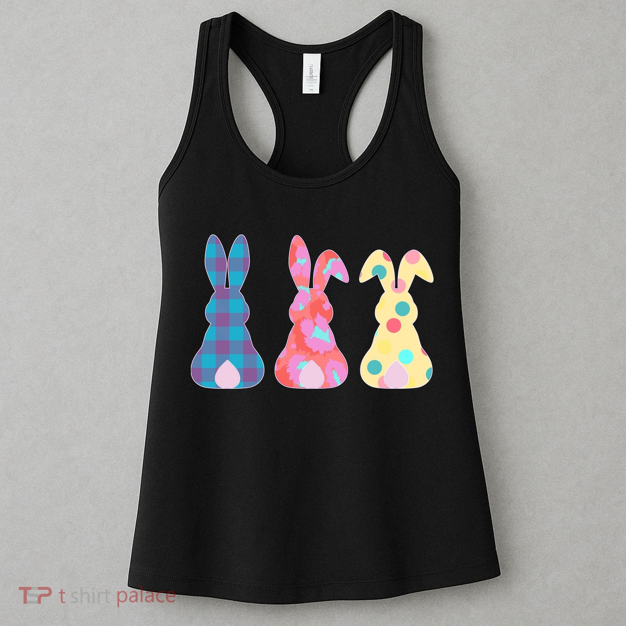 Cute Patterns Easter Bunnies Women's Tank Top