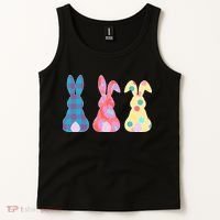 Cute Patterns Easter Bunnies Tank Top thumb 2