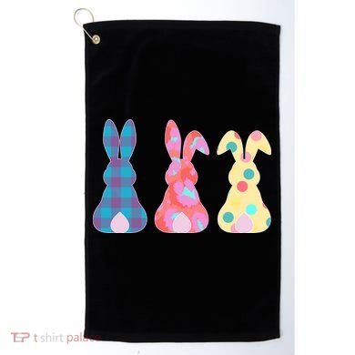 Cute Patterns Easter Bunnies Golf Towel