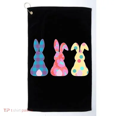 Cute Patterns Easter Bunnies Golf Towel