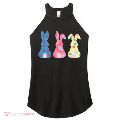 Cute Patterns Easter Bunnies Women's Perfect Tri Rocker Tank