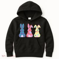 Cute Patterns Easter Bunnies Kids Hoodie thumb 0