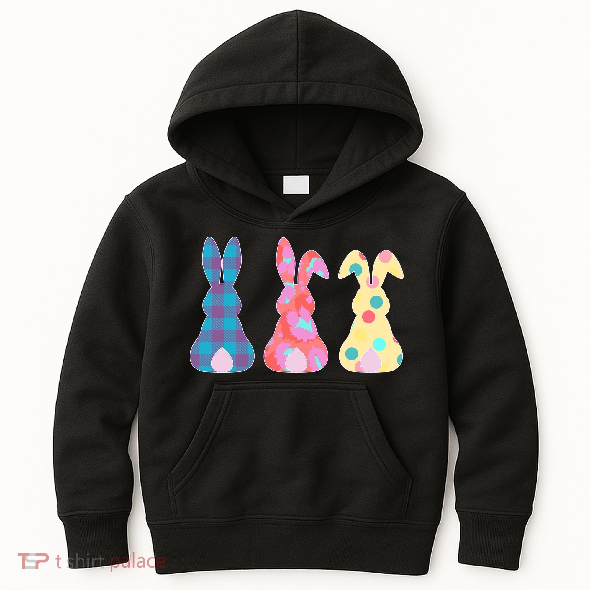 Cute Patterns Easter Bunnies Kids Hoodie