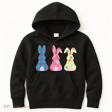 Cute Patterns Easter Bunnies Kids Hoodie