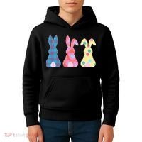 Cute Patterns Easter Bunnies Kids Hoodie thumb 4
