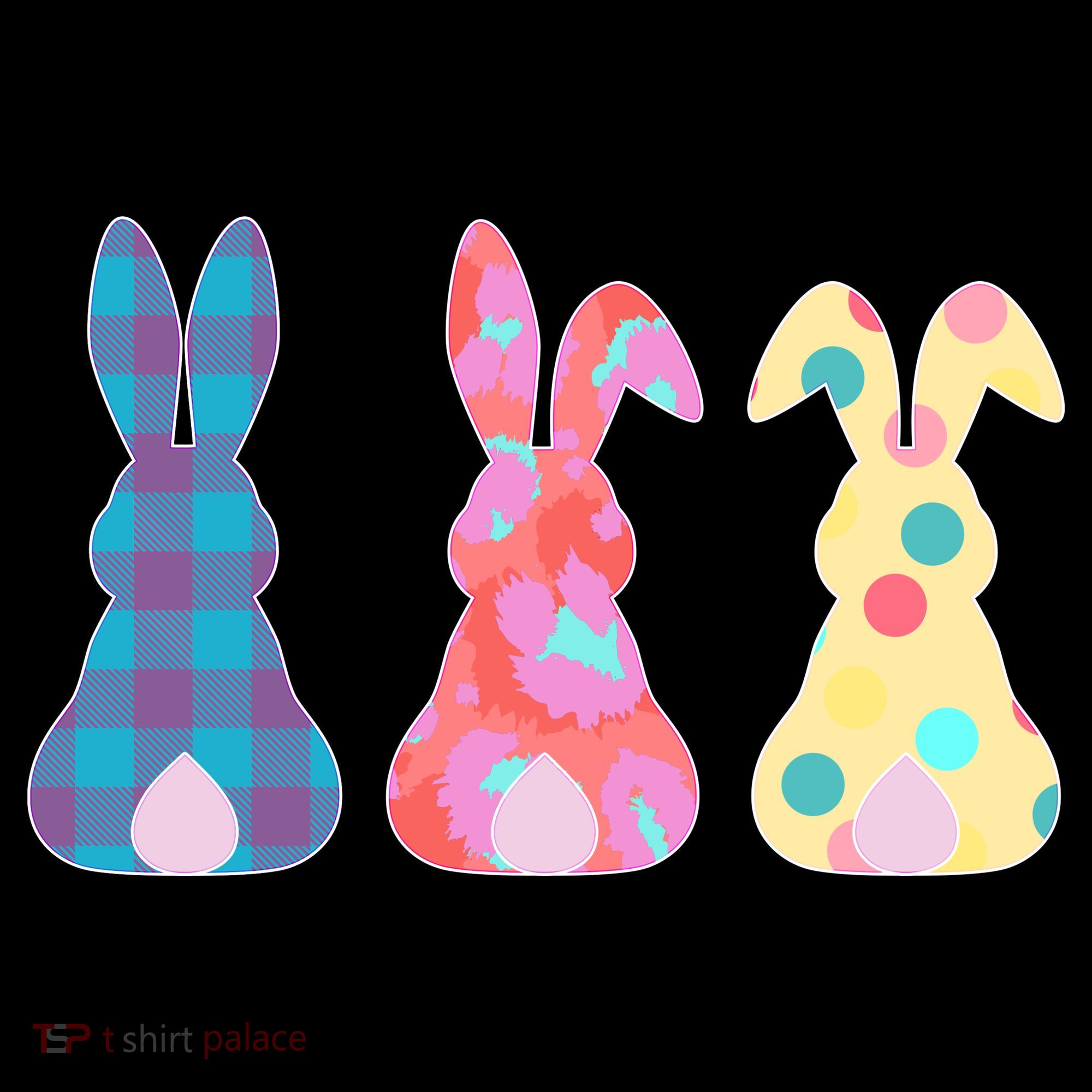 Cute Patterns Easter Bunnies Tote Bag