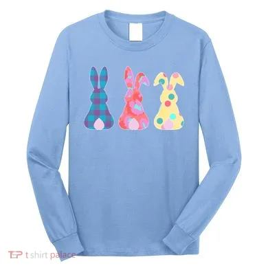 Cute Patterns Easter Bunnies Long Sleeve Shirt