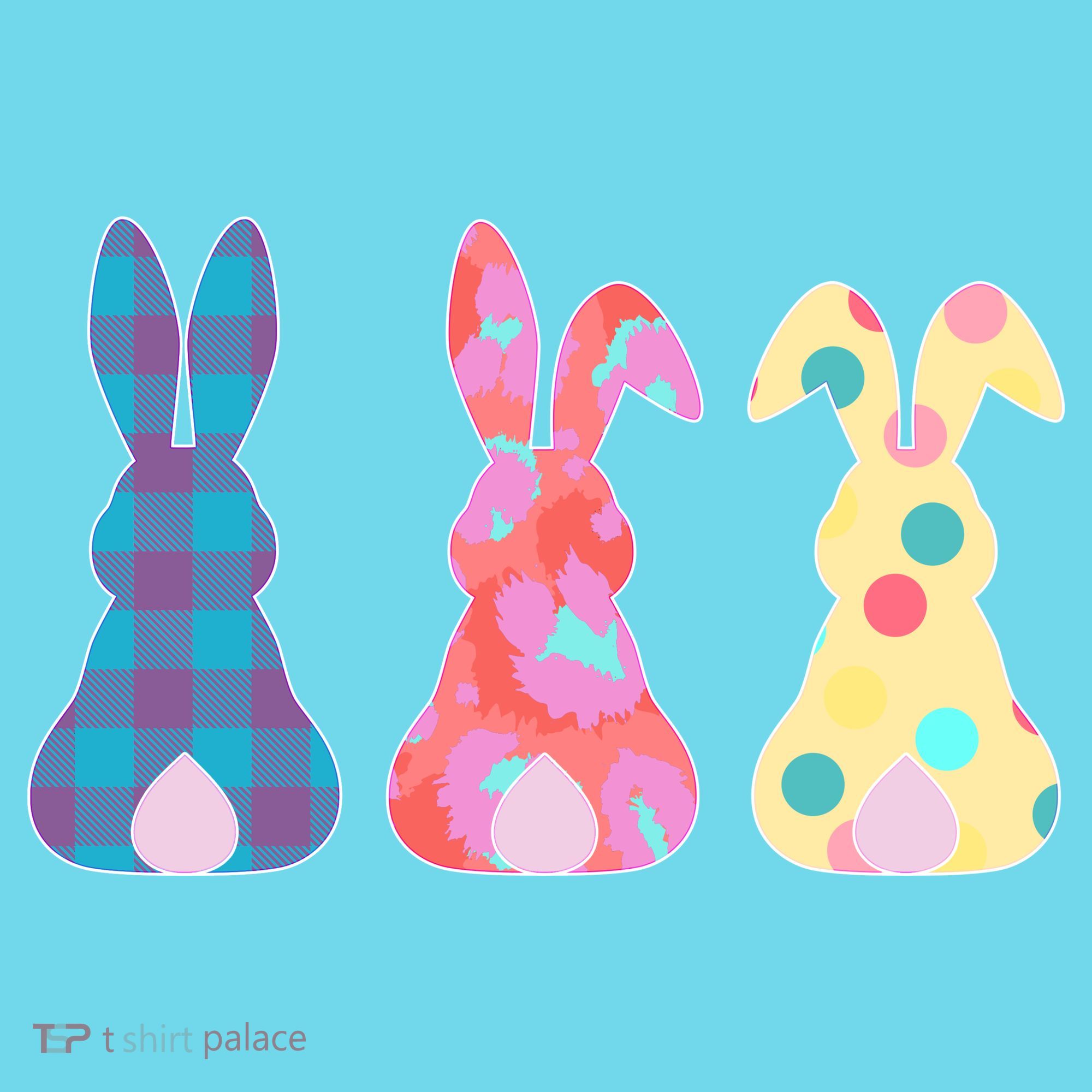 Cute Patterns Easter Bunnies Long Sleeve Shirt
