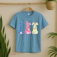 Cute Patterns Easter Bunnies T-Shirt thumb 2