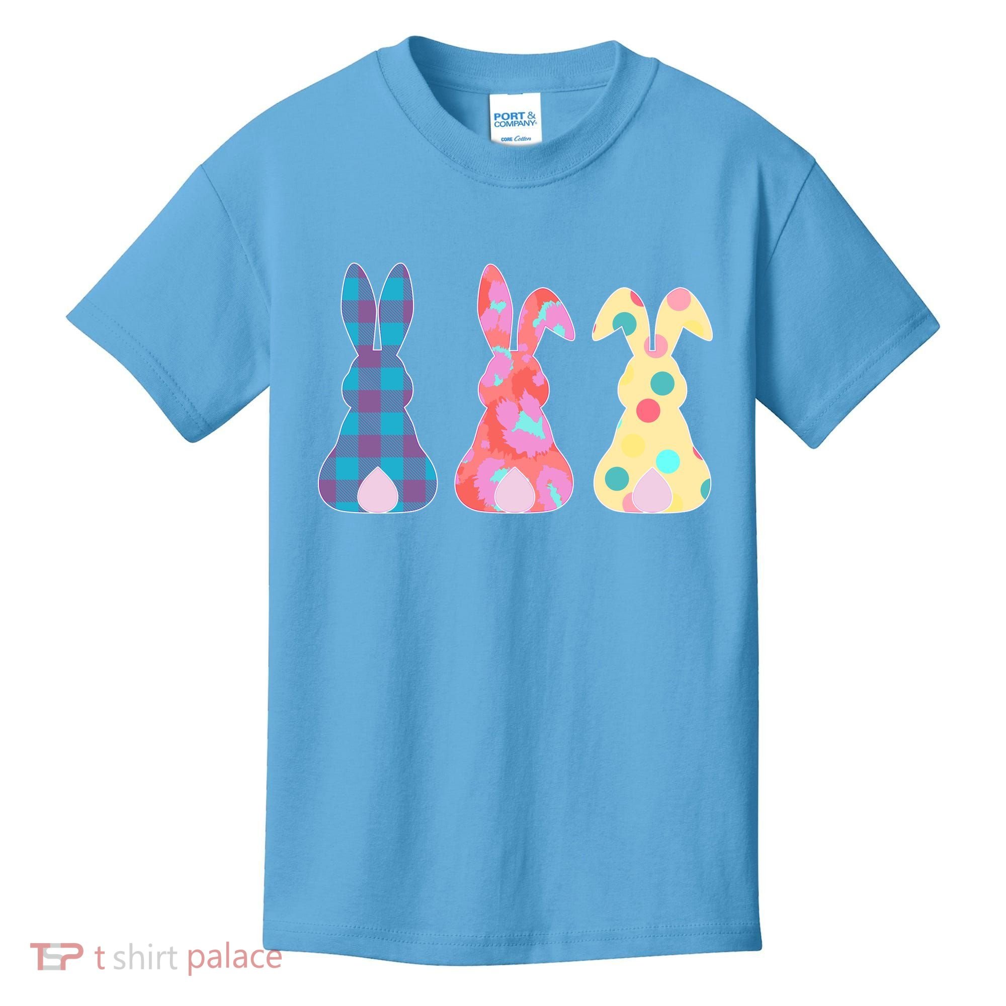 Cute Patterns Easter Bunnies Kids T-Shirt