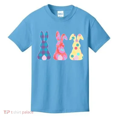 Cute Patterns Easter Bunnies Kids T-Shirt