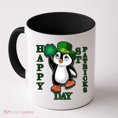 Cute Penguin Happy St Patricks Day Coffee Mug