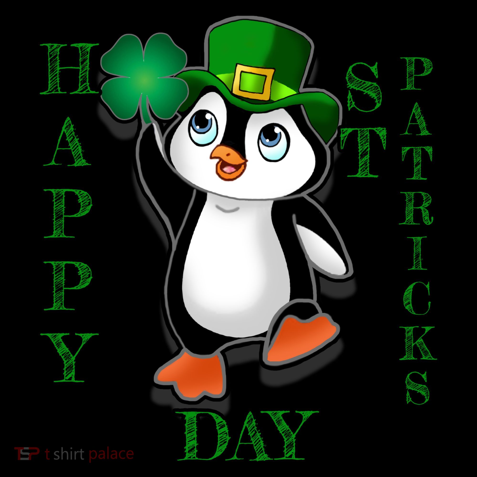 Cute Penguin Happy St Patricks Day Coffee Mug