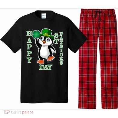Cute Penguin Happy St Patricks Day Pajama Set
