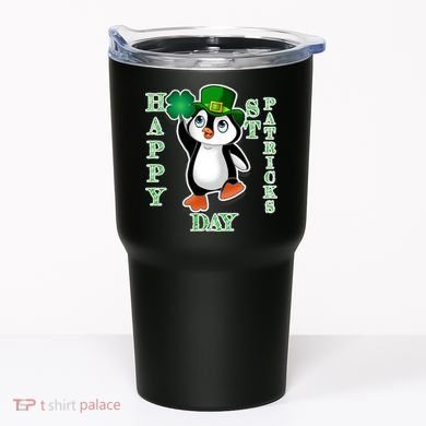 Cute Penguin Happy St Patricks Day Tumbler