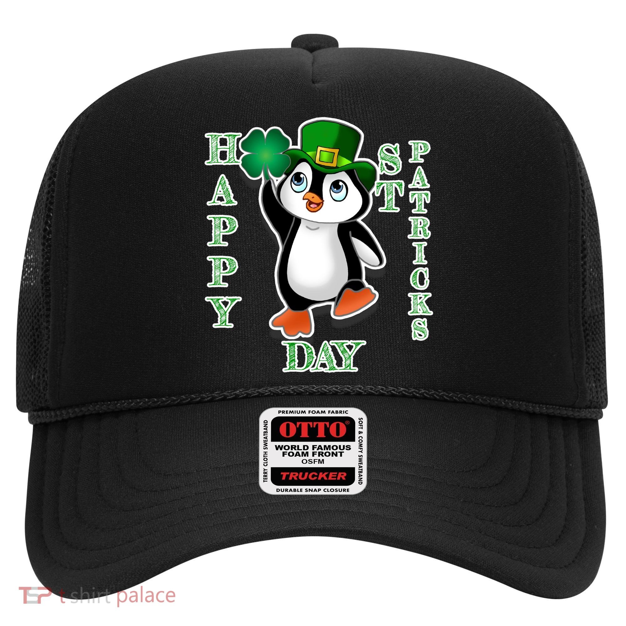 Cute Penguin Happy St Patricks Day Hat