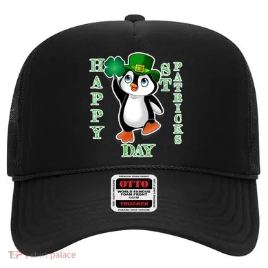Cute Penguin Happy St Patricks Day Hat