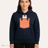 Cute Penguin In Pocket Hoodie thumb 5