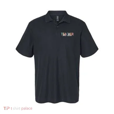 Cute Personalize Teacher Customizable Gift Custom Polo