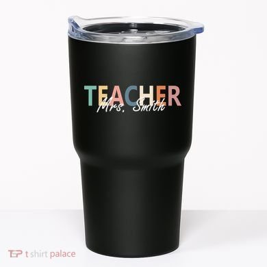 Cute Personalize Teacher Customizable Gift Custom Tumbler