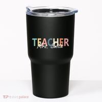 Cute Personalize Teacher Customizable Gift Custom Tumbler thumb 0