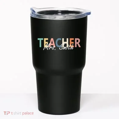 Cute Personalize Teacher Customizable Gift Custom Tumbler