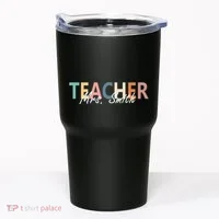 Cute Personalize Teacher Customizable Gift Custom Tumbler thumb 0