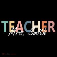 Cute Personalize Teacher Customizable Gift Custom Ornament thumb 1